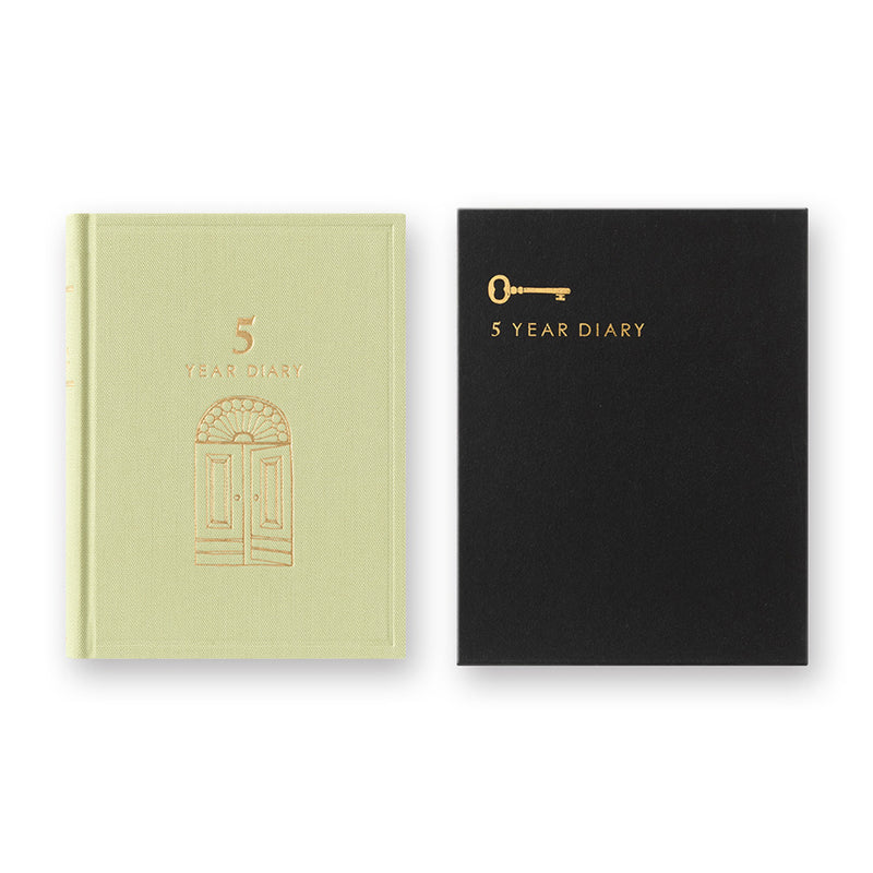 MIDORI - Undated 5 Year Diary - Daily - Sage