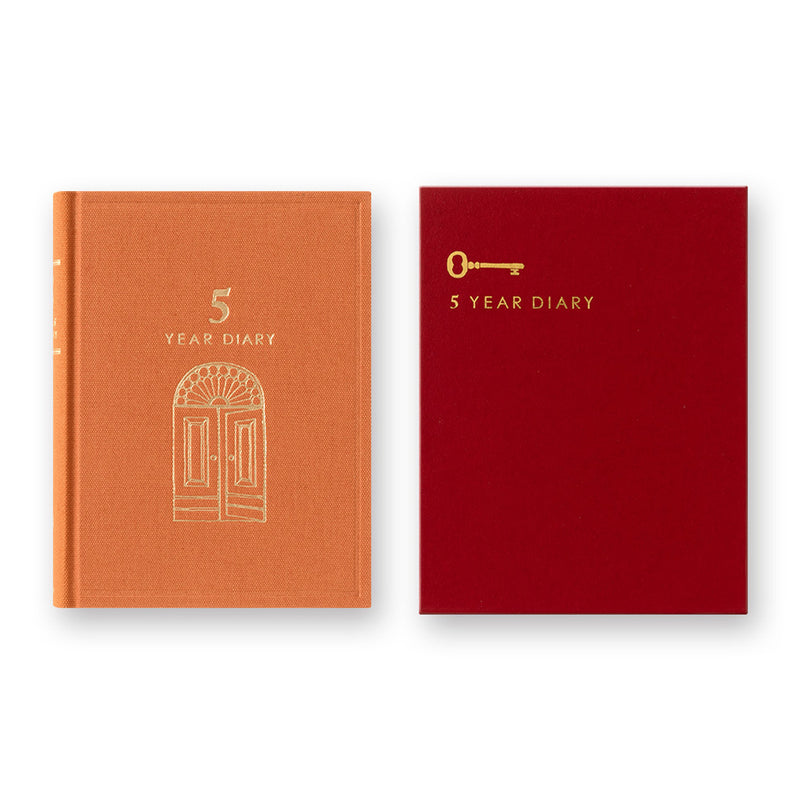 MIDORI - Undated 5 Year Diary - Daily - Orange