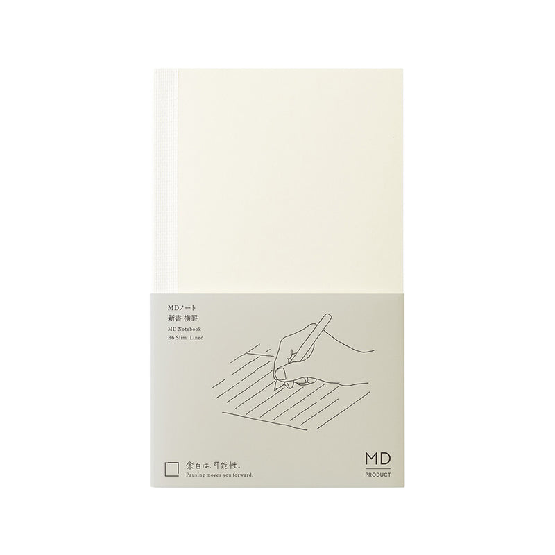 MIDORI - Notebook Journal - 176 Pages - Ruled - B6 Slim