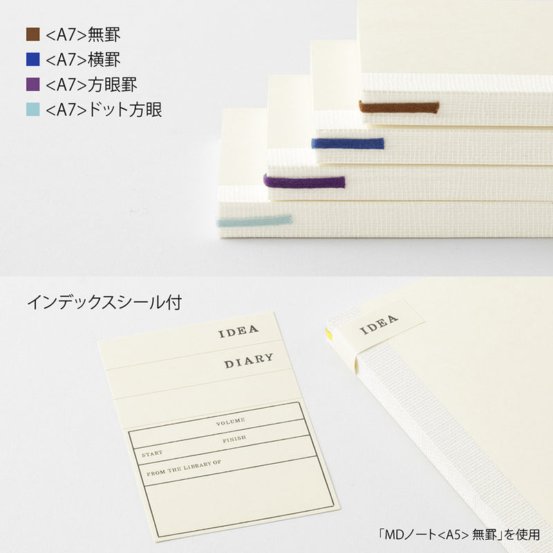 MIDORI - Notebook Journal - 176 Pages - A7 - Various Formats