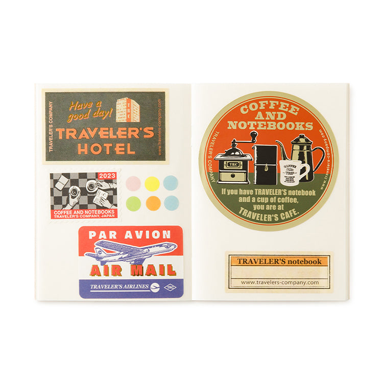 Traveler's Company - Inserts - Passport Size - 017 - Sticker Release Paper