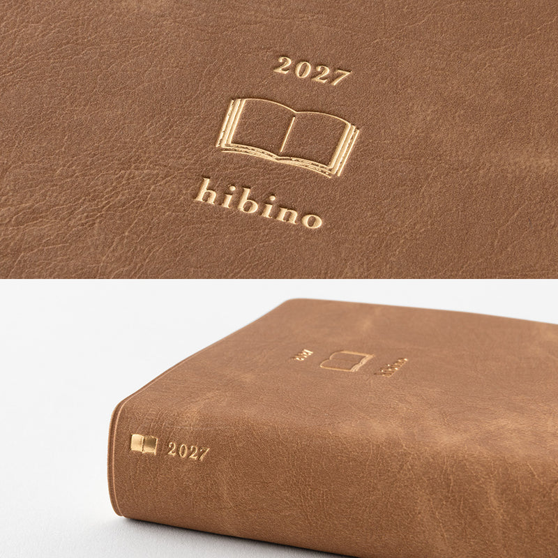 2027 MIDORI Hibino - Daily Diary Planner - Soft Cover - Pocket (A6)