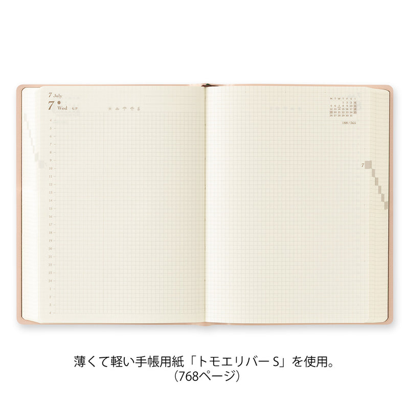2027 MIDORI Hibino - Daily Diary Planner - Soft Cover - Pocket (A6)