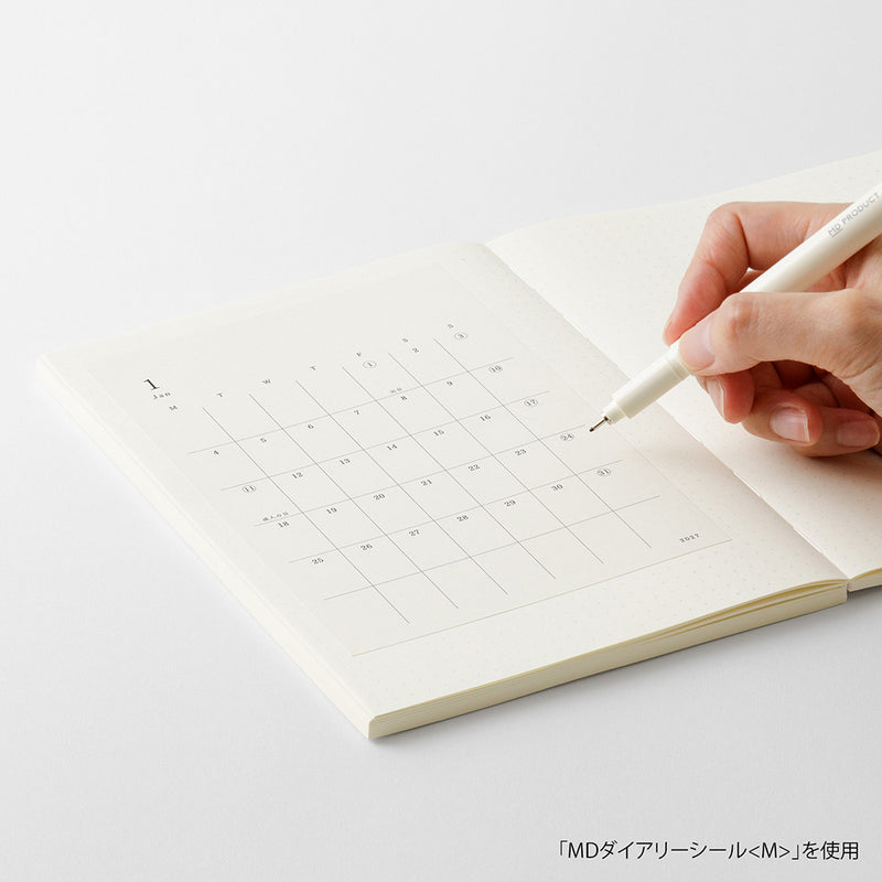 2027 MIDORI - Diary Stickers - Monthly Planner - Large (20 x 13.8cm, suits A5, B5, A4+)