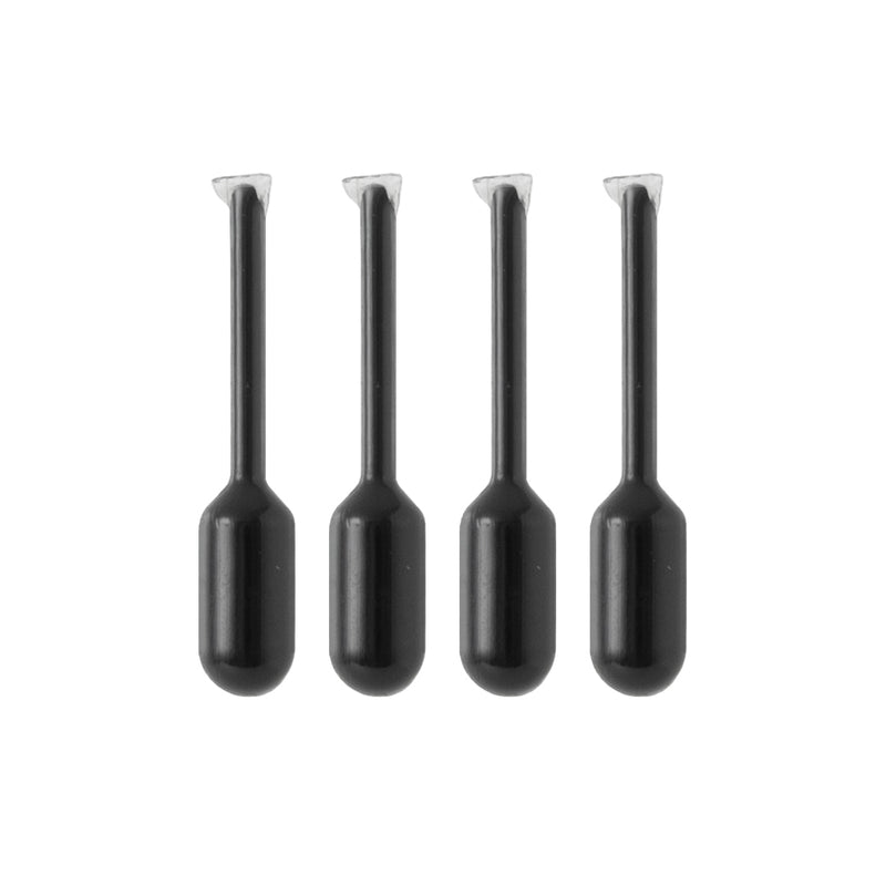 MIDORI - Paintable Stamp Refill Ink  (oil based) - Black - pack of 4 vials (0.25mL each)