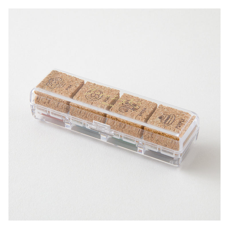 MIDORI - Yuru Log Stamp Set - Oil Based Ink (paintable) - Sweets
