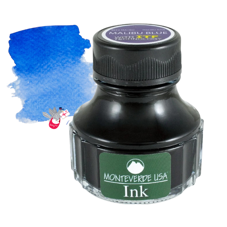MONTEVERDE USA Bottled Ink 90mL - Malibu Blue (Original Blue)