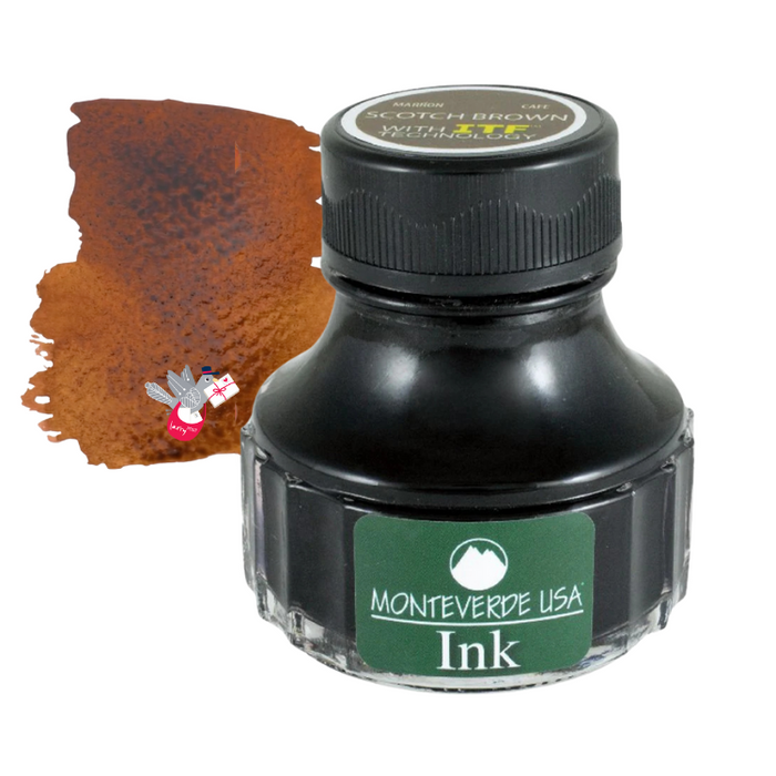 MONTEVERDE USA Bottled Ink 90mL - Scotch Brown (Original Brown)