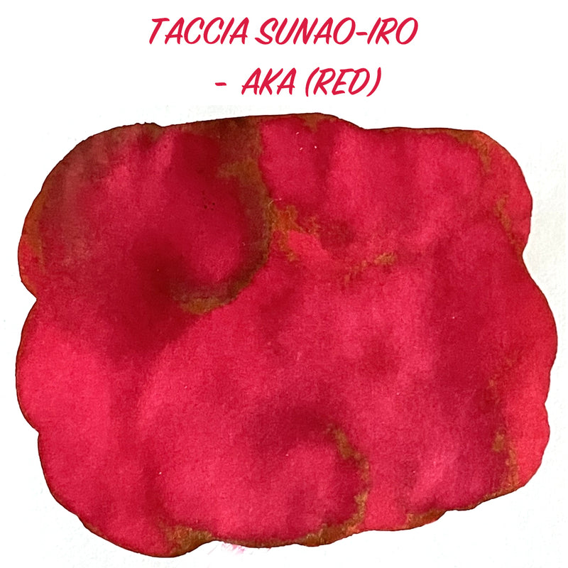 TACCIA Sunao-iro Fountain Pen Ink - 40mL - Aka (Red)