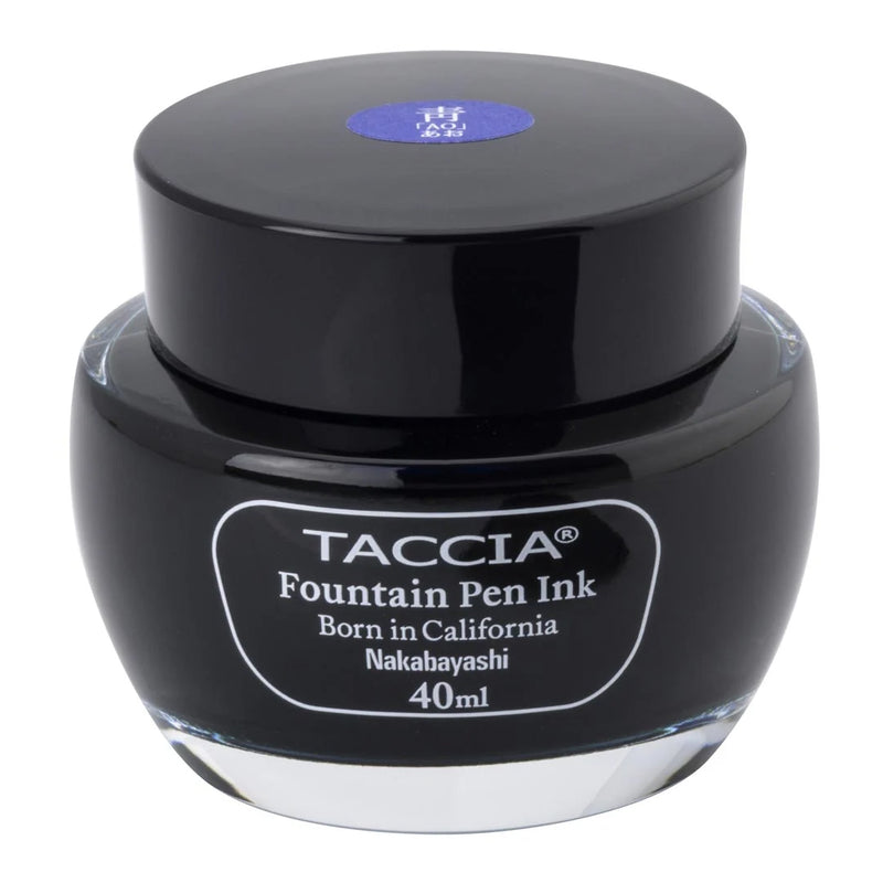 TACCIA Sunao-iro Fountain Pen Ink - 40mL - Ao (Blue)
