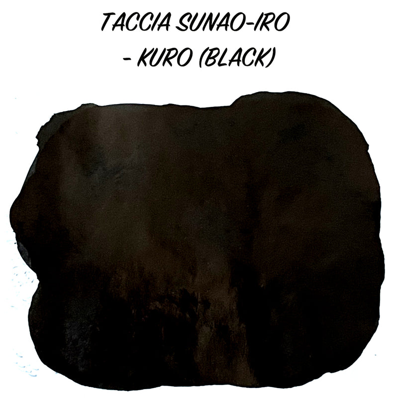 TACCIA Sunao-iro Fountain Pen Ink - 40mL - Kuro (Black)
