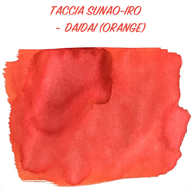 TACCIA Sunao-iro Fountain Pen Ink - 40mL - DaiDai (Orange)