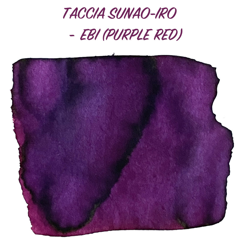 TACCIA Sunao-iro Fountain Pen Ink - 40mL - Ebi (Purple Red)
