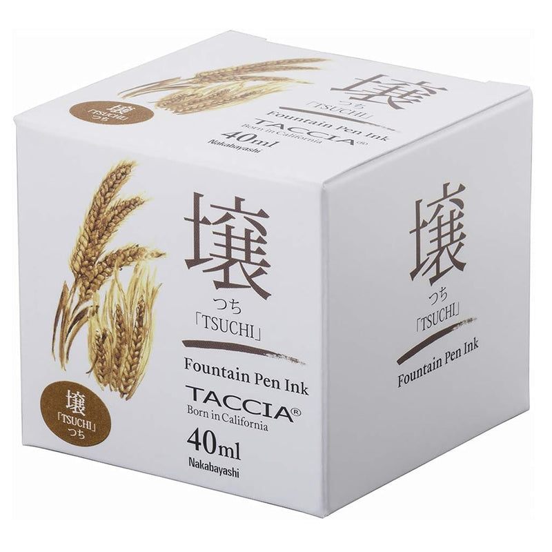 TACCIA Sunao-iro Fountain Pen Ink - 40mL - Tsuchi (Golden Wheat)