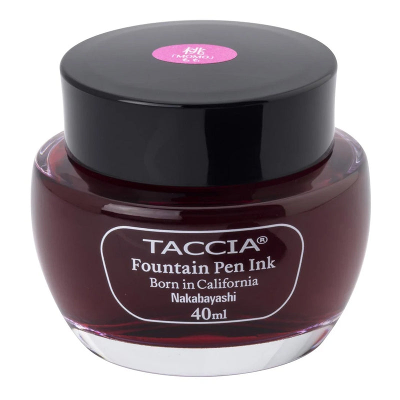 TACCIA Sunao-iro Fountain Pen Ink - 40mL - Momo (Pink)