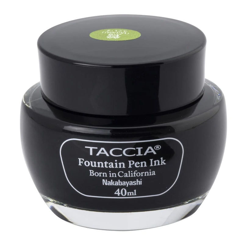 TACCIA Sunao-iro Fountain Pen Ink - 40mL - Uguisu (Olive Green)