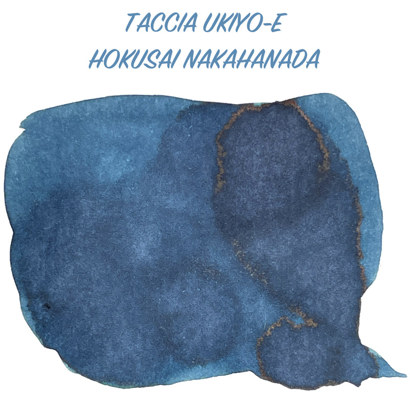 TACCIA Ukiyo-e Fountain Pen Ink - 40mL - Hokusai Nakahanada (Medium Light Blue)