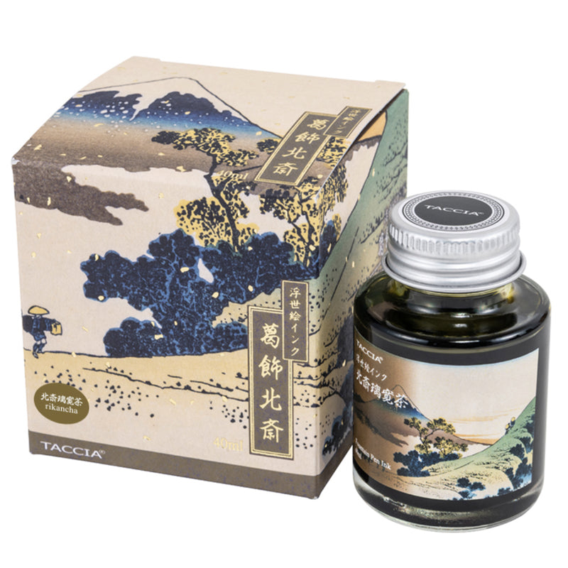 TACCIA Ukiyo-e Fountain Pen Ink - 40mL - Hokusai Rikan-cha