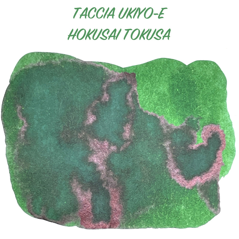 TACCIA Ukiyo-e Fountain Pen Ink - 40mL - Hokusai Tokusa (Scouring Rush)