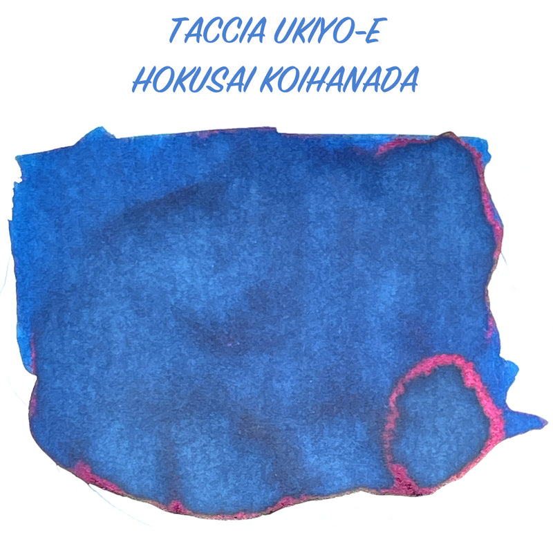 TACCIA Ukiyo-e Fountain Pen Ink - 40mL - Hokusai Koihanada (Deep Indigo)