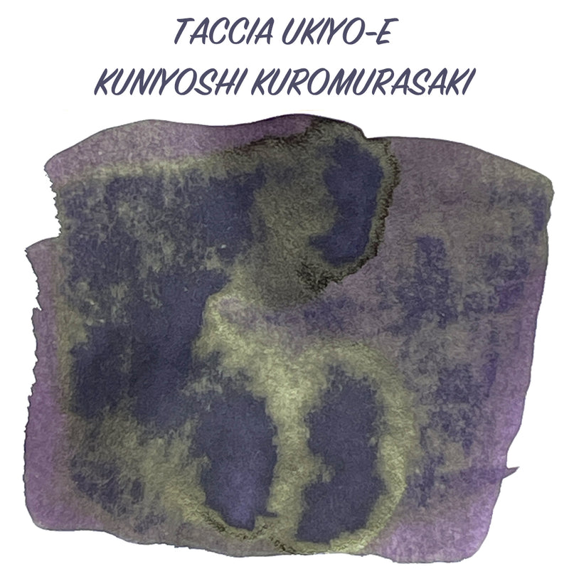 TACCIA Ukiyo-e Fountain Pen Ink - 40mL - Kuniyoshi Kuromurasaki (Black Purple)