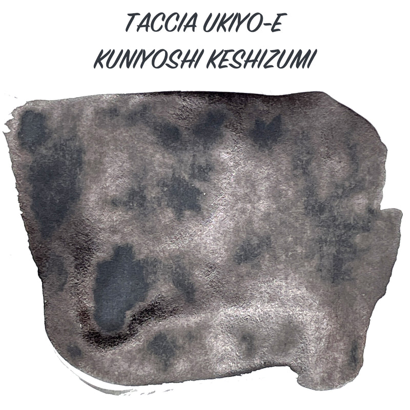 TACCIA Ukiyo-e Fountain Pen Ink - 40mL - Kuniyoshi Keshizumi (Charcoal Black)