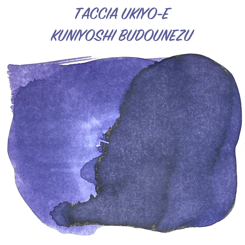 TACCIA Ukiyo-e Fountain Pen Ink - 40mL - Kuniyoshi Butounezu (Grape Mouse Grey)
