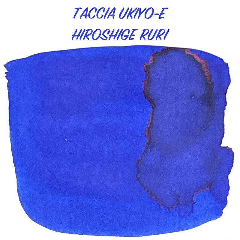 TACCIA Ukiyo-e Fountain Pen Ink - 40mL - Hiroshige Ruri (Lapis Lazuli)