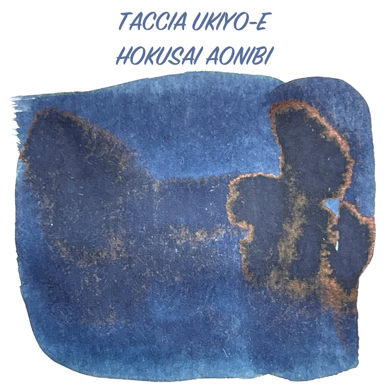 TACCIA Ukiyo-e Fountain Pen Ink - 40mL - Hokusai Aonibi (Dull Blue)