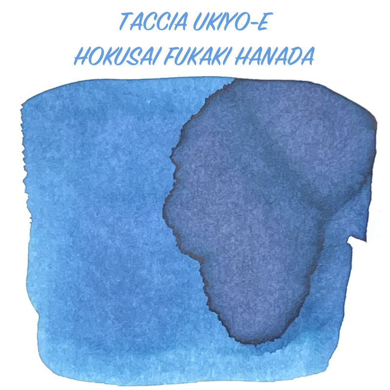 TACCIA Ukiyo-e Fountain Pen Ink - 40mL - Hokusai FukakiHanada (Light Blue)