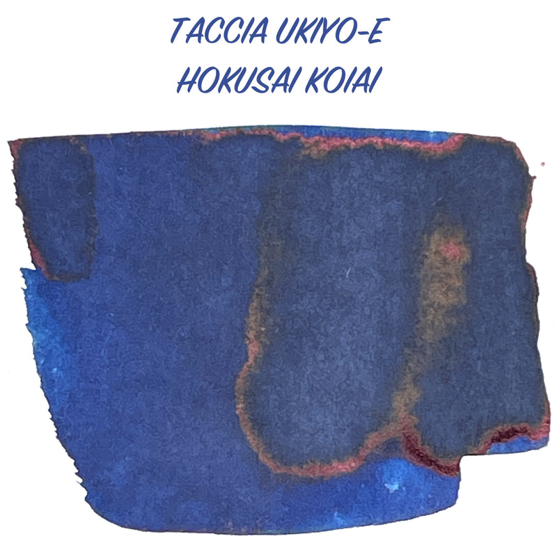 TACCIA Ukiyo-e Fountain Pen Ink - 40mL - Hokusai Koiai (Dark Indigo)