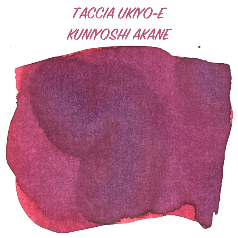TACCIA Ukiyo-e Fountain Pen Ink - 40mL - Kuniyoshi Akane (Crimson Red)