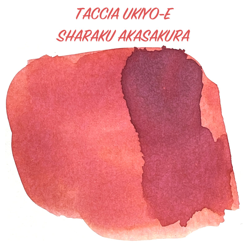 TACCIA Ukiyo-e Fountain Pen Ink - 40mL - Sharaku Akasakura (Red Cherry)