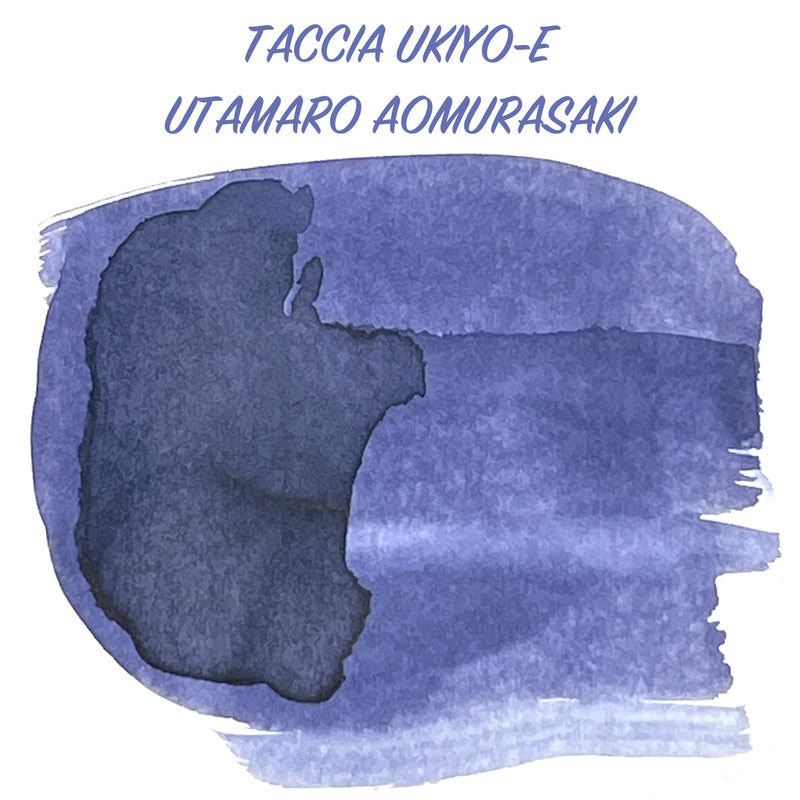 TACCIA Ukiyo-e Fountain Pen Ink - 40mL - Utamaro Aomurasaki (Blue Purple)