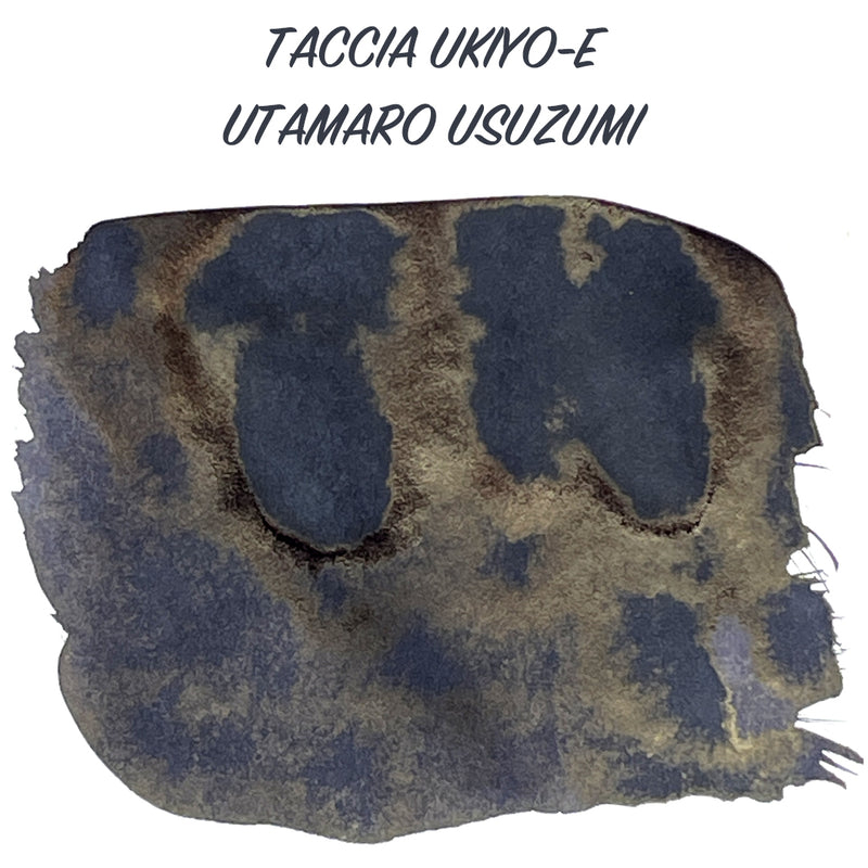TACCIA Ukiyo-e Fountain Pen Ink - 40mL - Utamaro Usuzumi (Light Black)