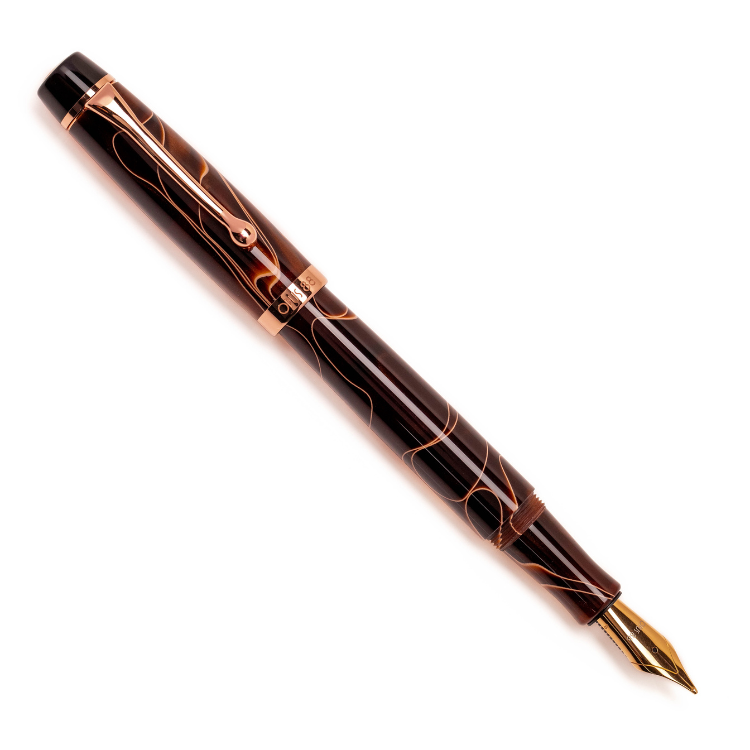 OPUS 88 Harmony Fountain Pen - Brown (Swirl)
