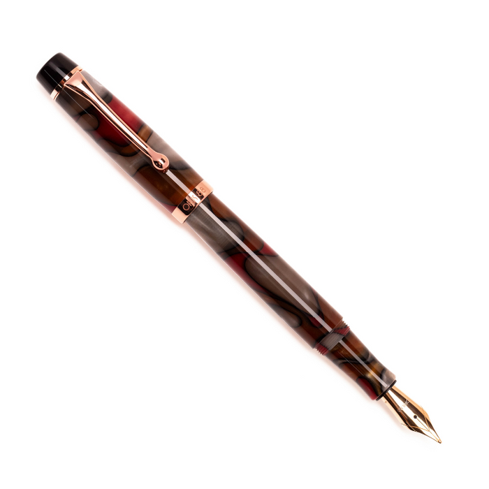 OPUS 88 Harmony Fountain Pen - Red / Grey