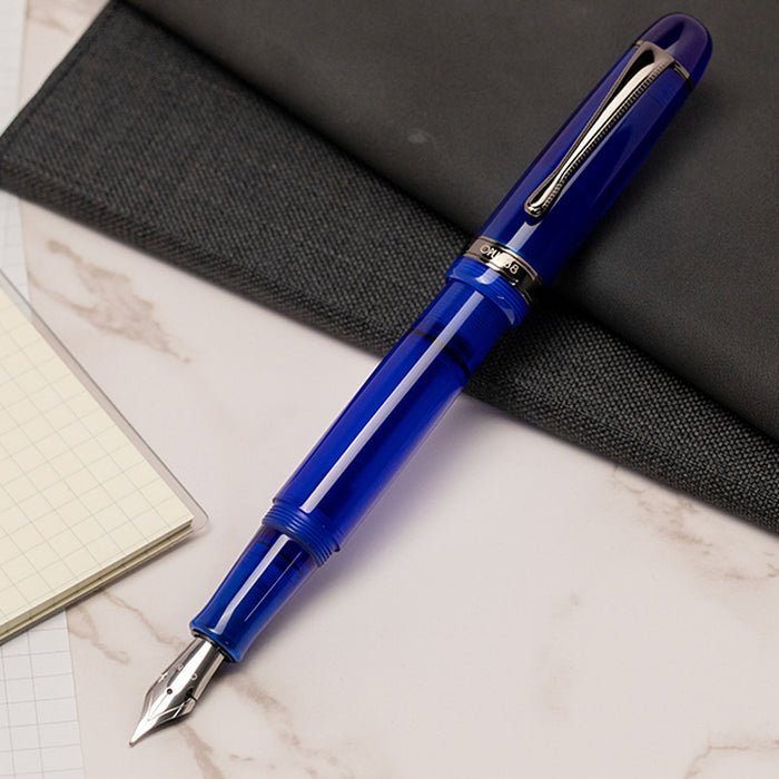 OPUS 88 Fountain Pen - Holiday Jazz - Translucent Blue