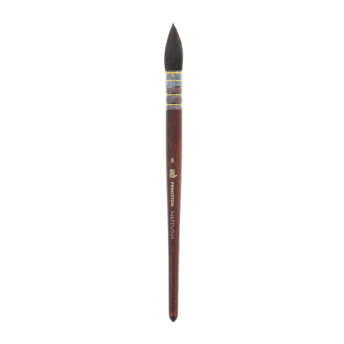PRINCETON Neptune Watercolour Brush - Synthetic Squirrel - Quill Size 8 (14 x 41mm)
