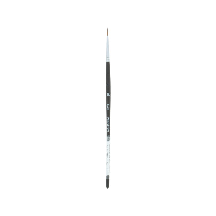 PRINCETON Aqua Elite - Synthetic Kolinsky Sable - Short Handle - Round - Size 1 (1.4 x 9.5mm)