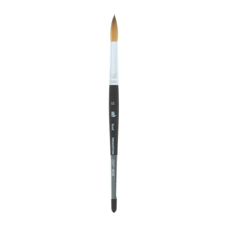 PRINCETON Aqua Elite - Synthetic Kolinsky Sable - Short Handle - Round - Size 12 (7.47 x 30mm)