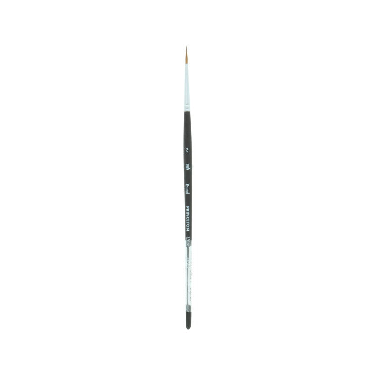 PRINCETON Aqua Elite - Synthetic Kolinsky Sable - Short Handle - Round - Size 2 (1.7 x 12mm)