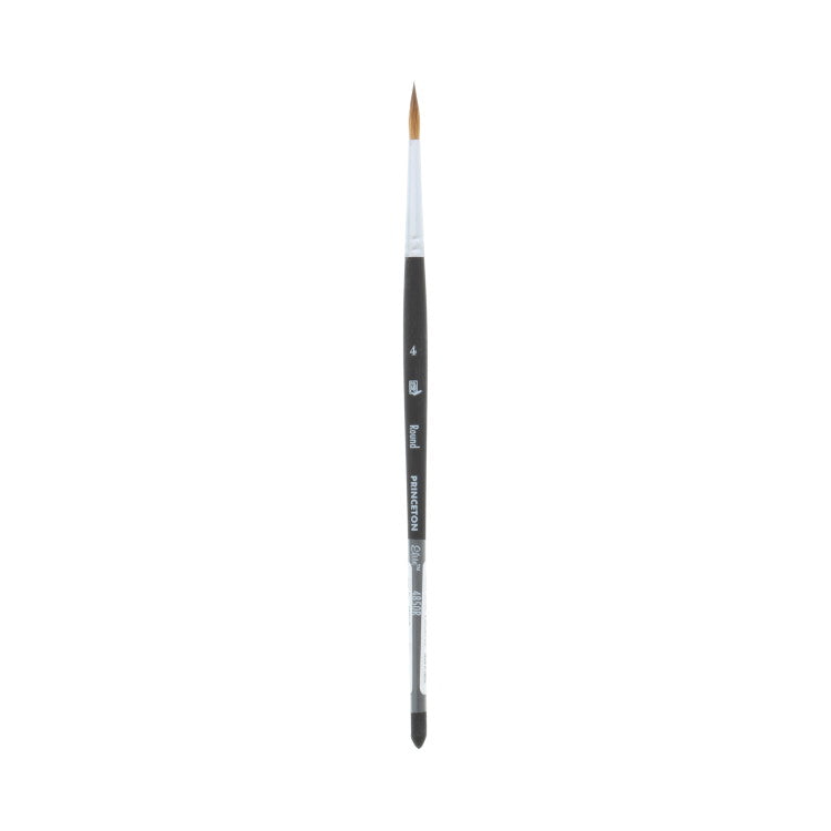 PRINCETON Aqua Elite - Synthetic Kolinsky Sable - Short Handle - Round - Size 4 (3 x 17mm)