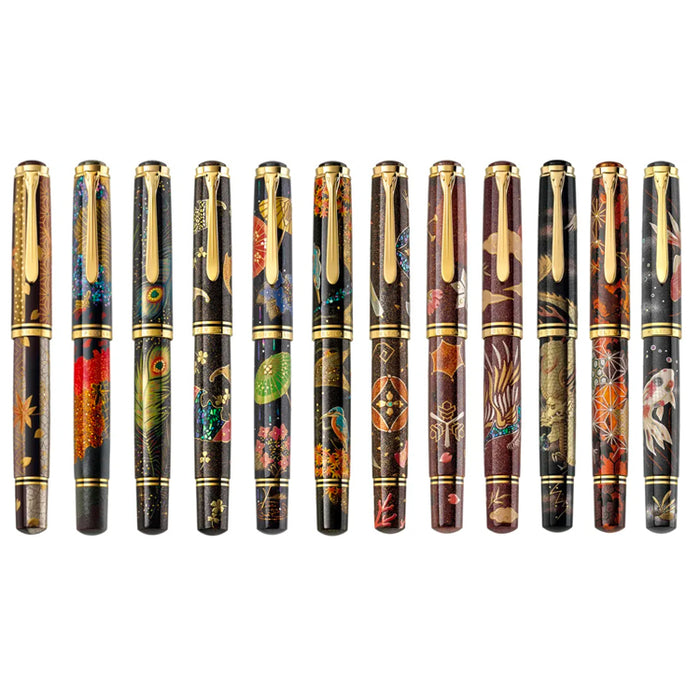 PELIKAN M1000 Limited Edition Maki-e Fountain Pen - Goldfish - Medium Nib - 2025 Limited Edition