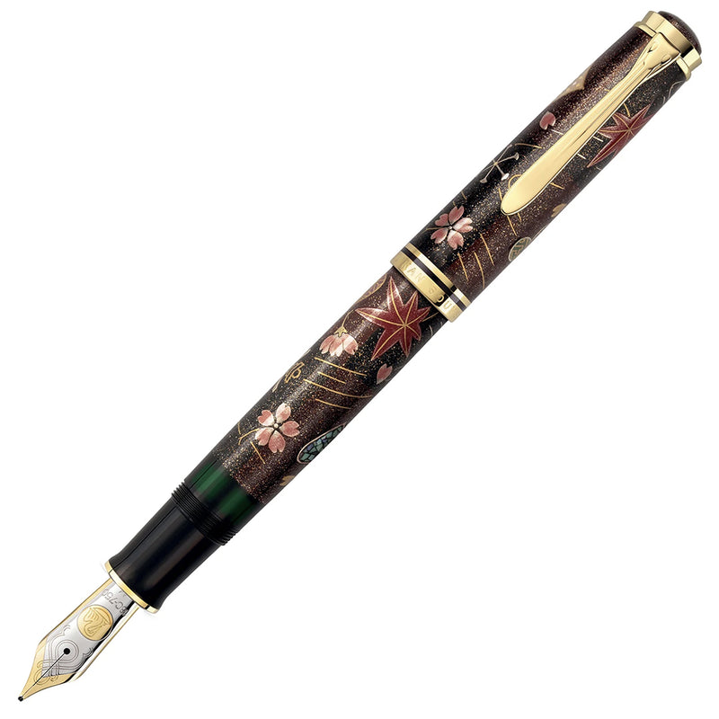 PELIKAN M1000 Limited Edition Maki-e Fountain Pen - Four Seasons Lucky Charm - Medium Nib - 2026 Limited Edition