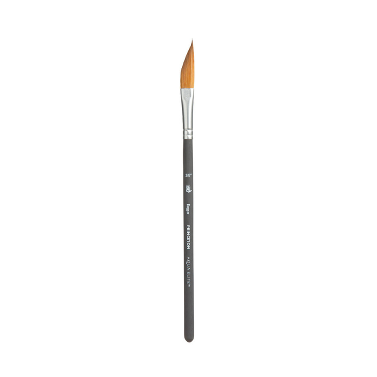 PRINCETON Aqua Elite Watercolour Brush - Synthetic Kolinsky - Dagger 3/8" (9.7 x 34mm)