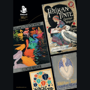 Art posters that inspired the design of the Pelikan M600 Art Series