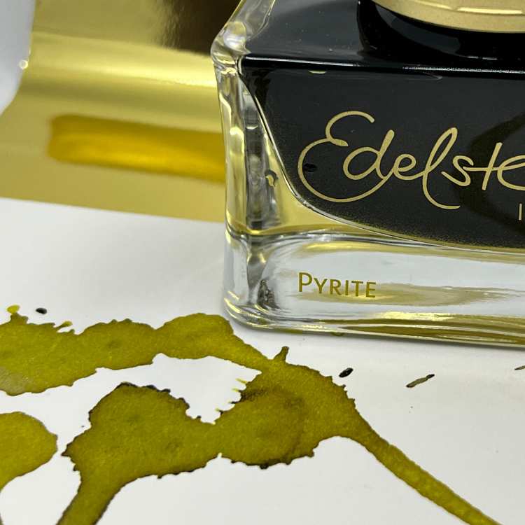 PELIKAN Edelstein Fountain Pen Ink Collection - 50mL - Pyrite Shimmer (Ink of the Year 2026)