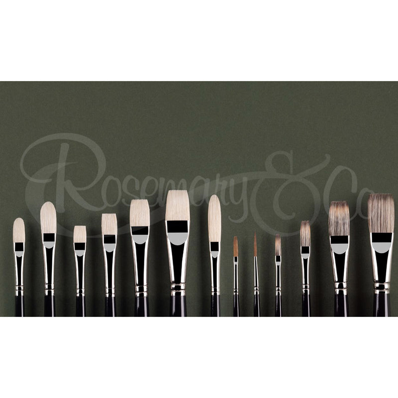 ROSEMARY & CO Leon Homes Brush Set for Oils - Long Handle (13 Brushes)