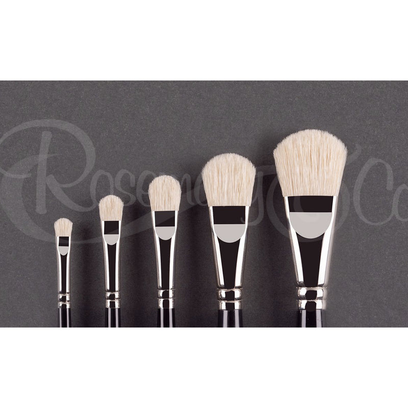 ROSEMARY & CO Brushes - Mundy Bristle Blender Set - 5 Brushes - Long Handle